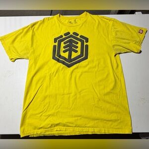 Element Bright Yellow Tee with Black Graphic